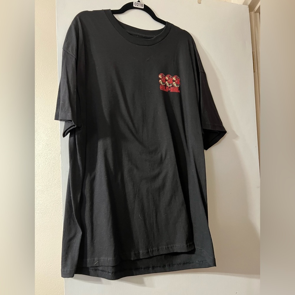 Half Evil 333 Skull shirt